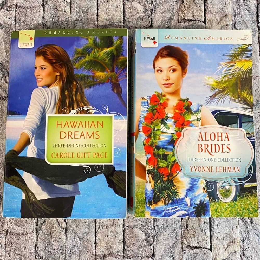 Hawaii Romance Novels Paperbacks Set of 2 Romance Books